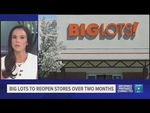These Big Lots stores in Florida are set to reopen next month