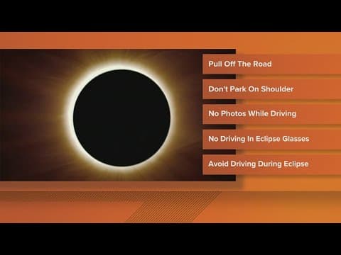 Is it okay to drive during the solar eclipse in April?