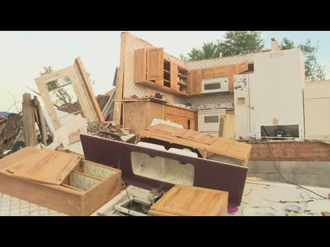 'It's a weird feeling' | Man describes moment tornado ripped through home with his family inside