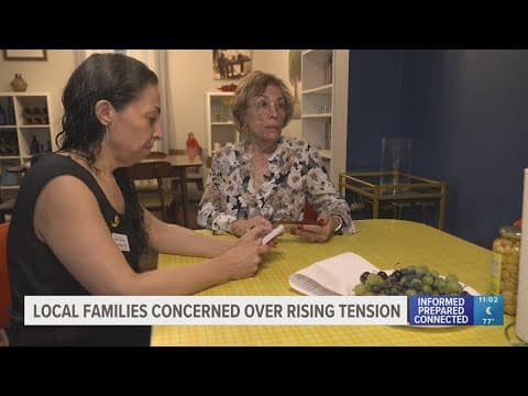 Iranian and Israeli families in Tampa Bay area concerned about family back home amid rising tensions