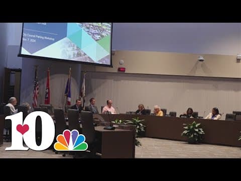 Knoxville City Council discussing downtown parking plan