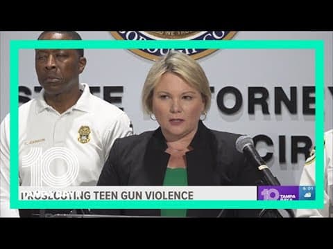 Hillsborough County state attorney charging more teens as adults to curb gun violence