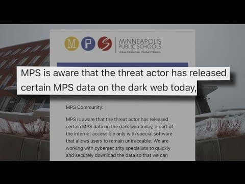 Minneapolis Public Schools confirms hackers released personal data