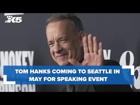 Tom Hanks coming to Seattle in May for a conversation about his upcoming novel