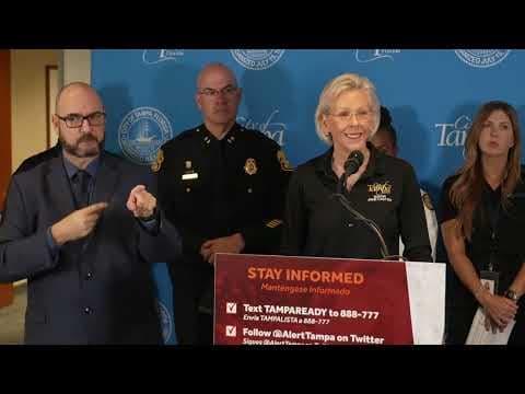 Tampa leaders provide updates ahead of Idalia landfall