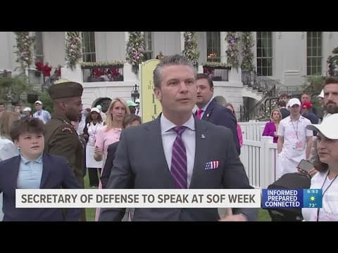 Secretary of Defense Pete Hegseth to speak at Special Operations Week event