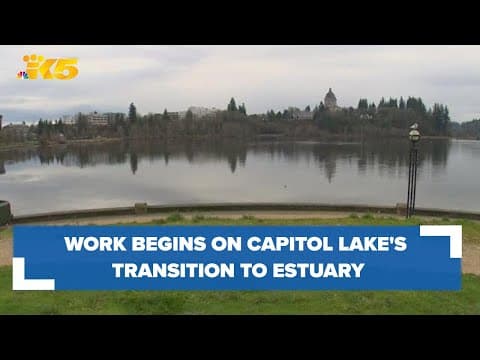 Work begins on Capitol Lake’s transition to estuary