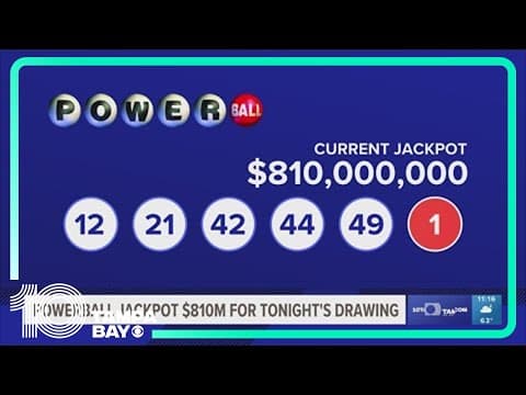 What were Monday's Powerball numbers?