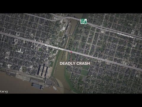 Woman ejected, killed as car hits barrier in New Orleans, police say