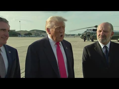 Trump to meet with Qatar leader, continues his push for an Israel-Gaza ceasefire