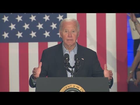 Biden holds rally amid calls to drop out of presidential race