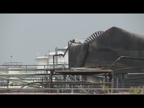 Massive chemical fire finally fully out in St. John Parish