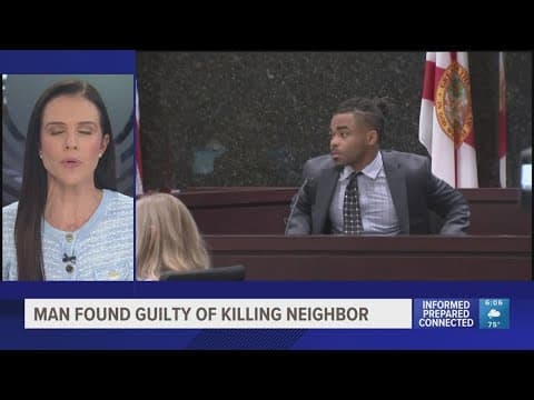 Tampa man found guilty of shooting, killing neighbor in 2022