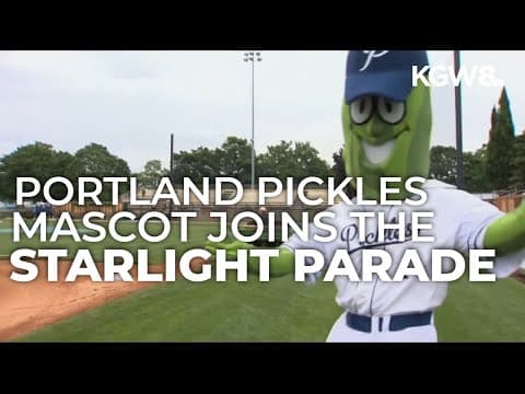 Portland Pickles mascot named Starlight Parade grand marshal