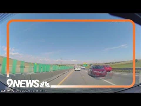Driver flees traffic stop, goes wrong way on I-25, strikes multiple vehicles, sheriff's office says
