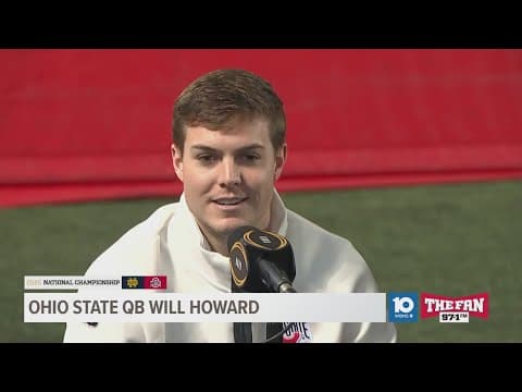 Will Howard pregame interview | Ohio State vs. Notre Dame in national championship