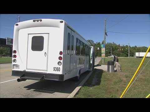 Bus routes connect workers to warehouses