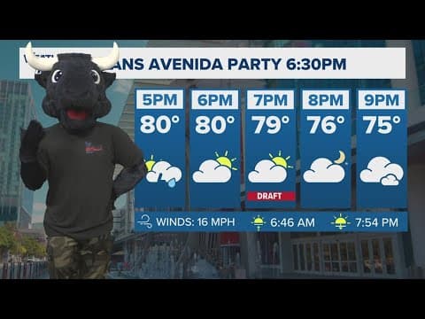 Texans Cheerleaders preview NFL Draft Watch Party fun with Toro!