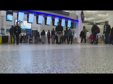 Airports busy as travelers return from holiday