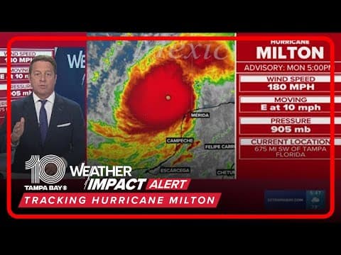 Hurricane Milton update: 5:45 p.m. Monday, Oct. 7