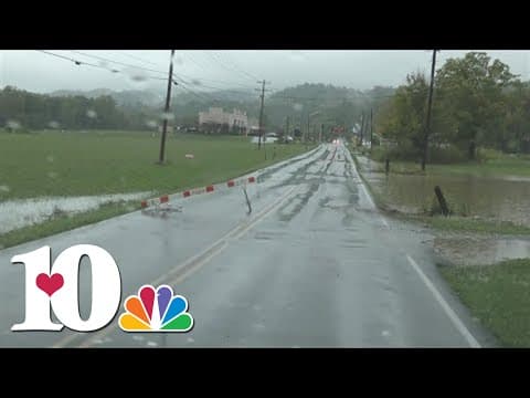 Tracking road conditions on Waldens Creek Road in Sevier County