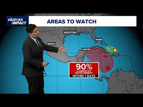 Tropical update: Development expected in the Caribbean this week