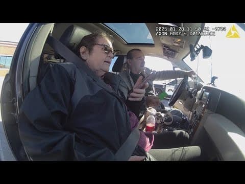 Body camera video captures scammer's change of heart