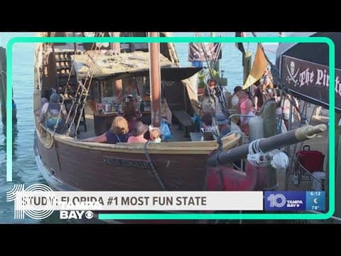 Florida is ranked the most fun state in US, a recent study says