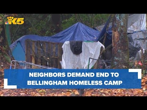 'It's a daily misery': Neighbors demand end to notorious Bellingham homeless camp