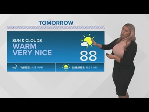 New Orleans Weather: Warm and dry early this week, rain chances increase Thursday