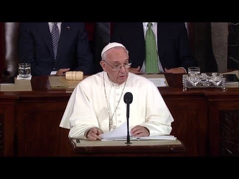 Full speech: Pope Francis addresses Congress on September 24, 2015