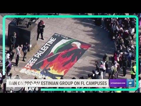 Florida Gov. DeSantis calling for ban on pro-Palestinian group at state universities