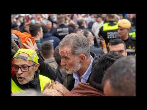 Spain Floods King (CR)