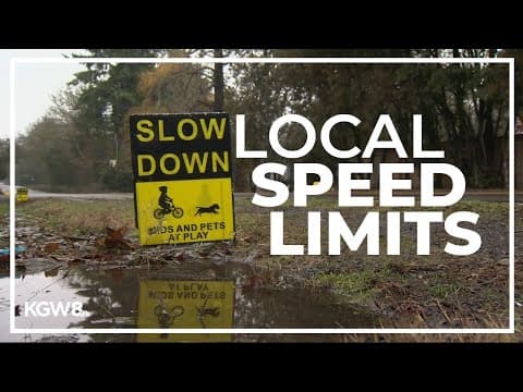 New Oregon law lets local governments set speed limits on their streets