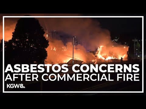 Asbestos concerns prompt shelter-in-place alert near fire in Happy Valley