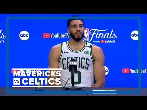 NBA Finals: Jayson Tatum full press conference after Boston's Game 3 win