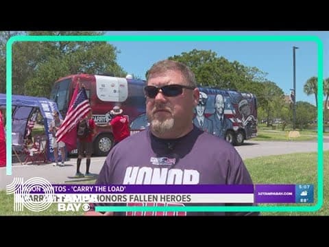 Nonprofit 'Carry the Load' walking cross country for fallen heroes makes its way to St. Pete