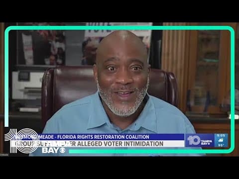 Group sues state of Florida over alleged voter intimidation