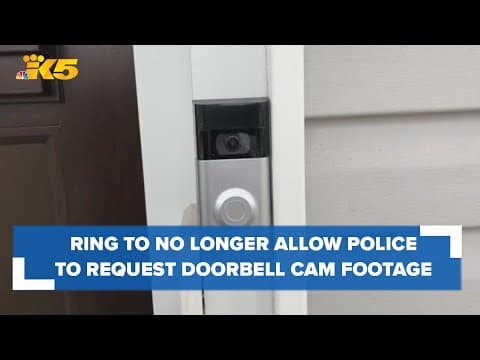 Ring will no longer allow police to request doorbell camera footage from users