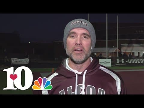 Alcoa Head Coach Brian Nix speaks as Alcoa looks for its 11th straight finals appearance