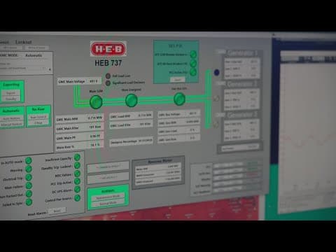 How does H-E-B keeps the lights on during widespread power outages?