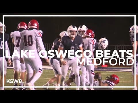 Lake Oswego outlasts North Medford in 1st round of the playoffs | Friday Night Football
