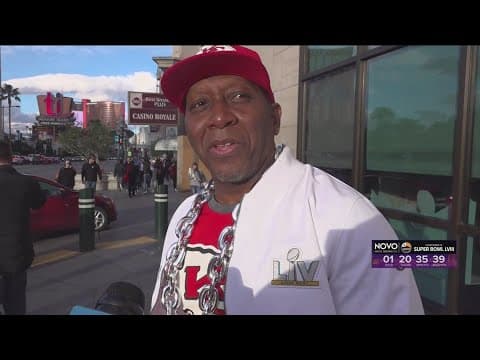 Fans for both teams are in Las Vegas and ready for the Super Bowl