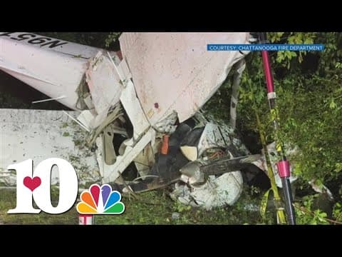 2 people with 'minor injuries' after plane goes down on busy Chattanooga road Tuesday evening