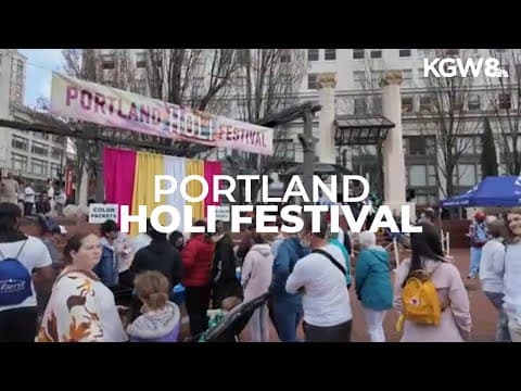 Holi Festival held at Pioneer Square