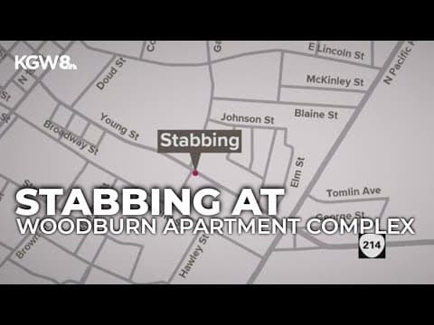 Man charged with attempted murder in stabbing at Woodburn apartment complex