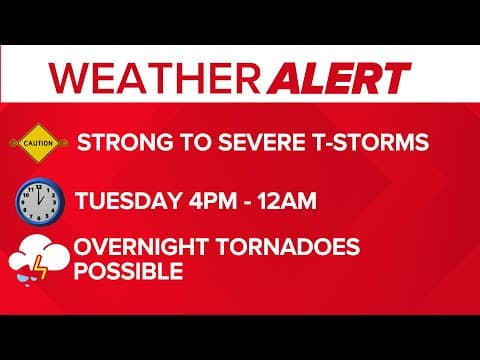 Tracking severe weather: Strong to severe storms with tornadoes possible in Columbus, Ohio