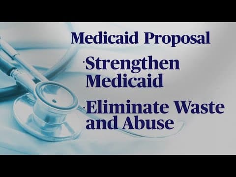 GOP proposes Medicaid cut, would require proof of work status