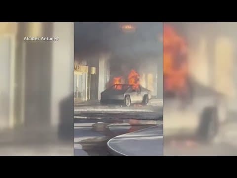 Highly decorated Green Beret shot himself in the head before Tesla Cybertruck exploded outside Trump