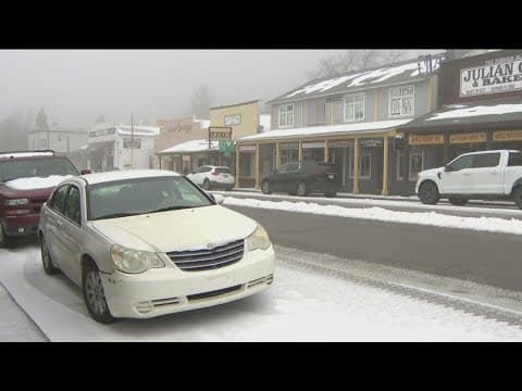 High winds, heavy snow | Powerful winter storm hits San Diego County